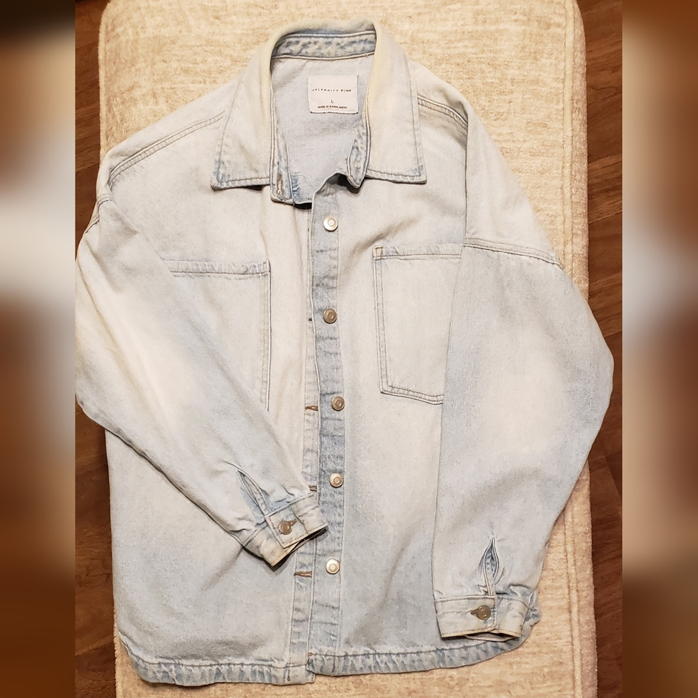 Celebrity Pink Denim Jacket L
